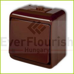 Aquastar keresztkapcsoló, IP54, barna (22051B)
