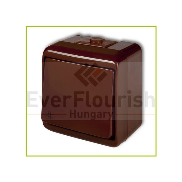 Aquastar keresztkapcsoló, IP54, barna (22051B)