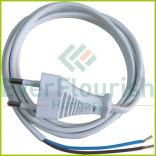 Csatlakozóvezeték euró dugóval, 2m fehér 6777H