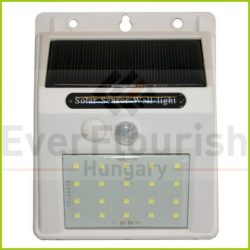   LED Solar lámpa mozgásérzékelővel 3W 200lm 3.7V 1200mAh IP65 fehér 6801H