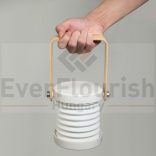 LED design lámpa LANTERN, újratölthető USB RGB 7223H