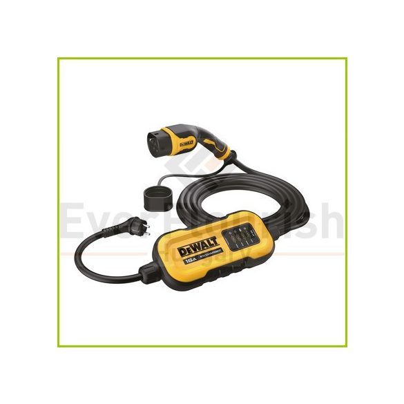 EV Type2 DeWALT hordozható töltő 16A 3.68kW 7.5m IP65 73722