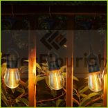 Fényfüzér 10 x E27, 10m 10+1 db 1W filament izzóval IP67 77587