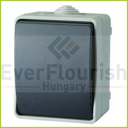 AQUATOP fk. váltókapcsoló IP54 szürke 9870H