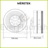 Kombinált hő és füstérzékelős tűzjelző, összetanítható R200ST-N2